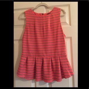 Mossimo Sleeveless Peplum Top